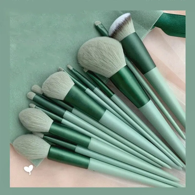 13 Pieces Makeup Brushes Set Make Up Tools