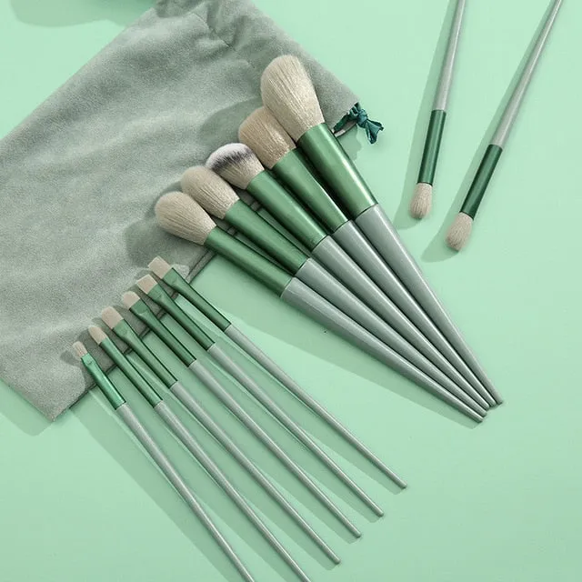 13 Pieces Makeup Brushes Set Make Up Tools