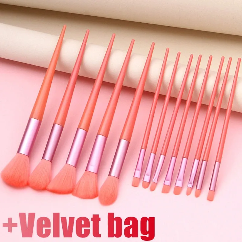 13 Pieces Makeup Brushes Set Make Up Tools