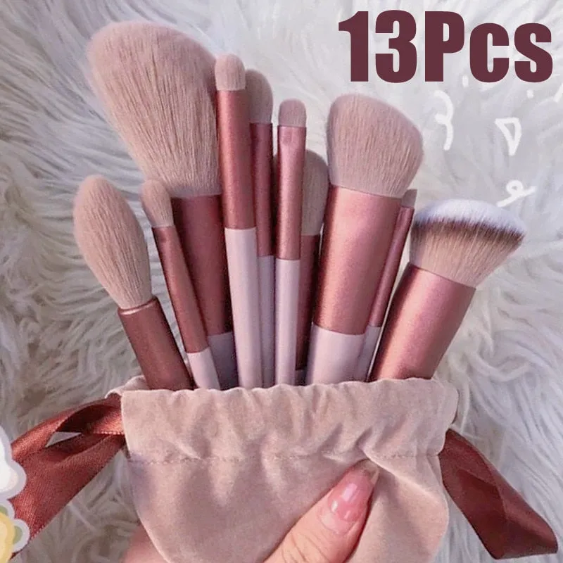 13 Pieces Makeup Brushes Set Make Up Tools