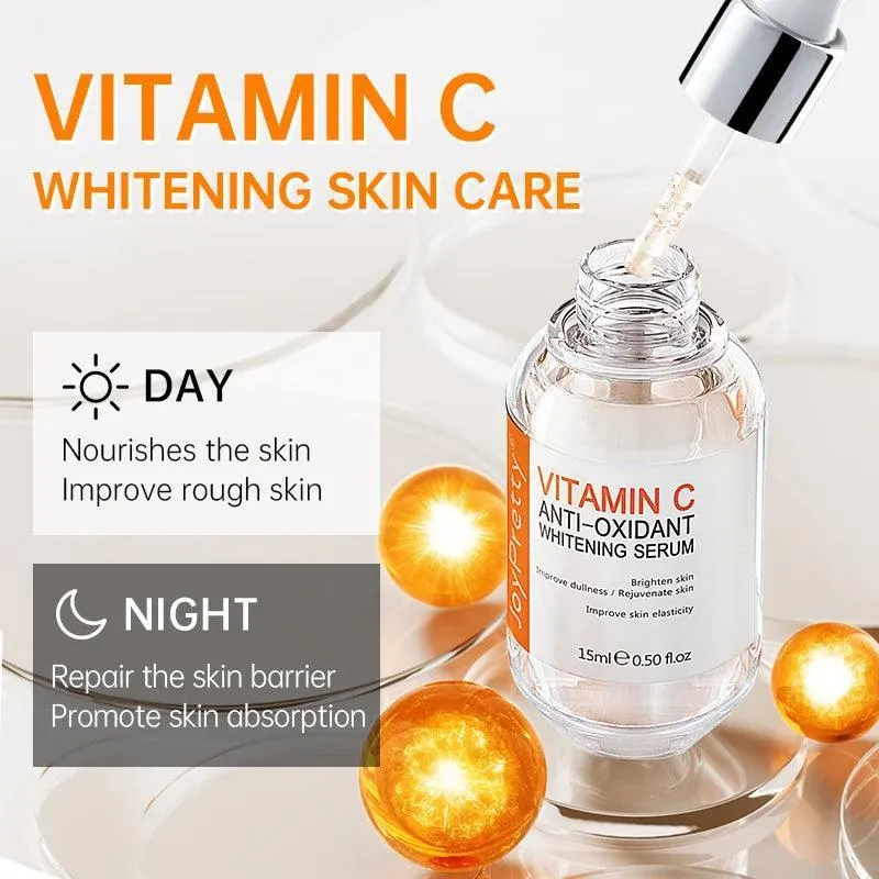 Anti-Wrinkle. Vitamin C Serum with Hyaluronic Acid: Skin Brightening & Protection