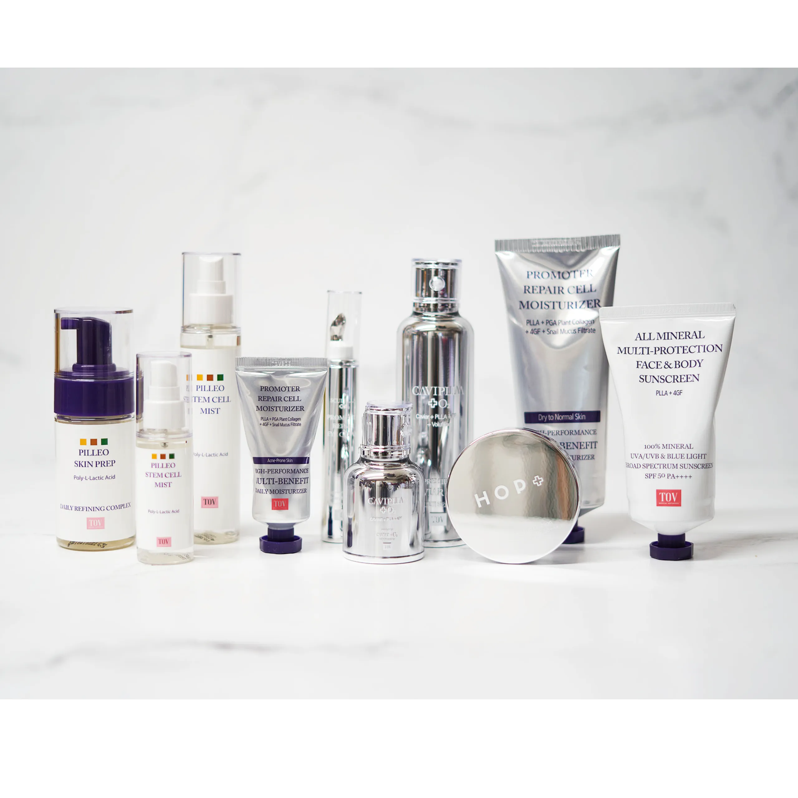 (BEST VALUE) HOUSE OF PLLA® HOP  PRO Kit (Mist 120mL/Cavi 120mL/Moist 200mL/Sunscreen 50mL)