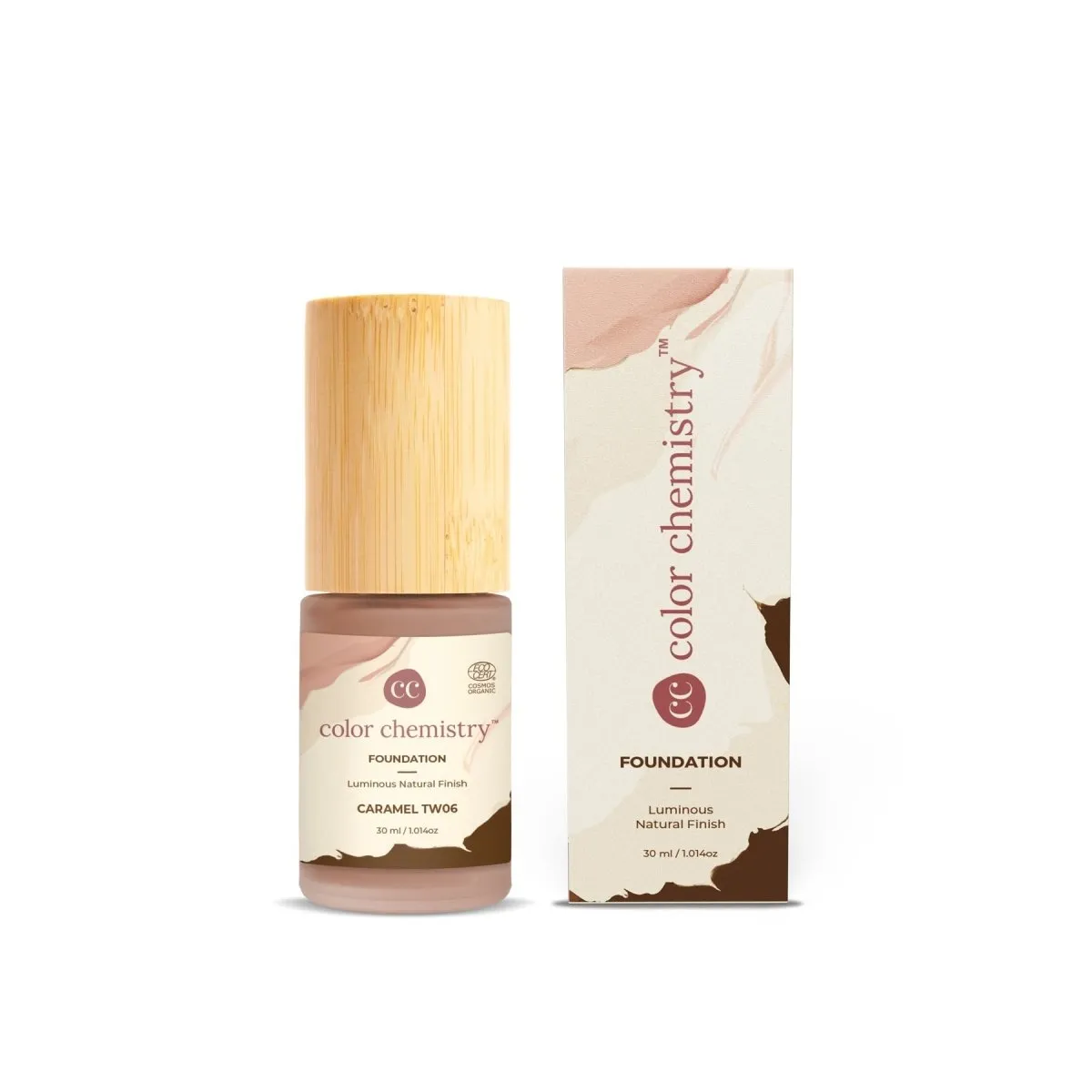 Certified Organic Liquid Foundation- Caramel
