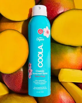 COOLA Classic Body Organic Sunscreen Spray SPF50 Guava Mango 177ml