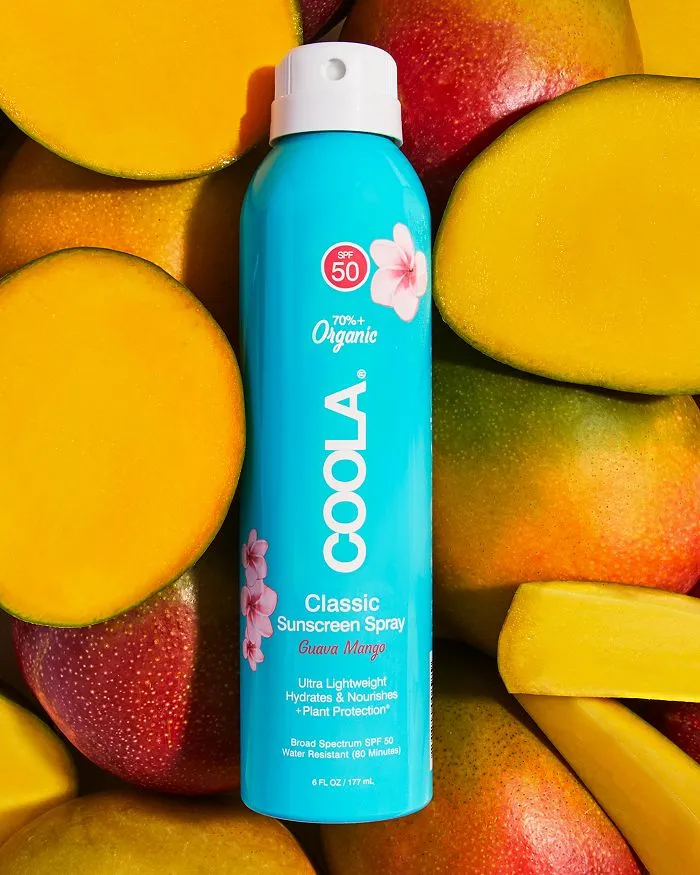 COOLA Classic Body Organic Sunscreen Spray SPF50 Guava Mango 177ml