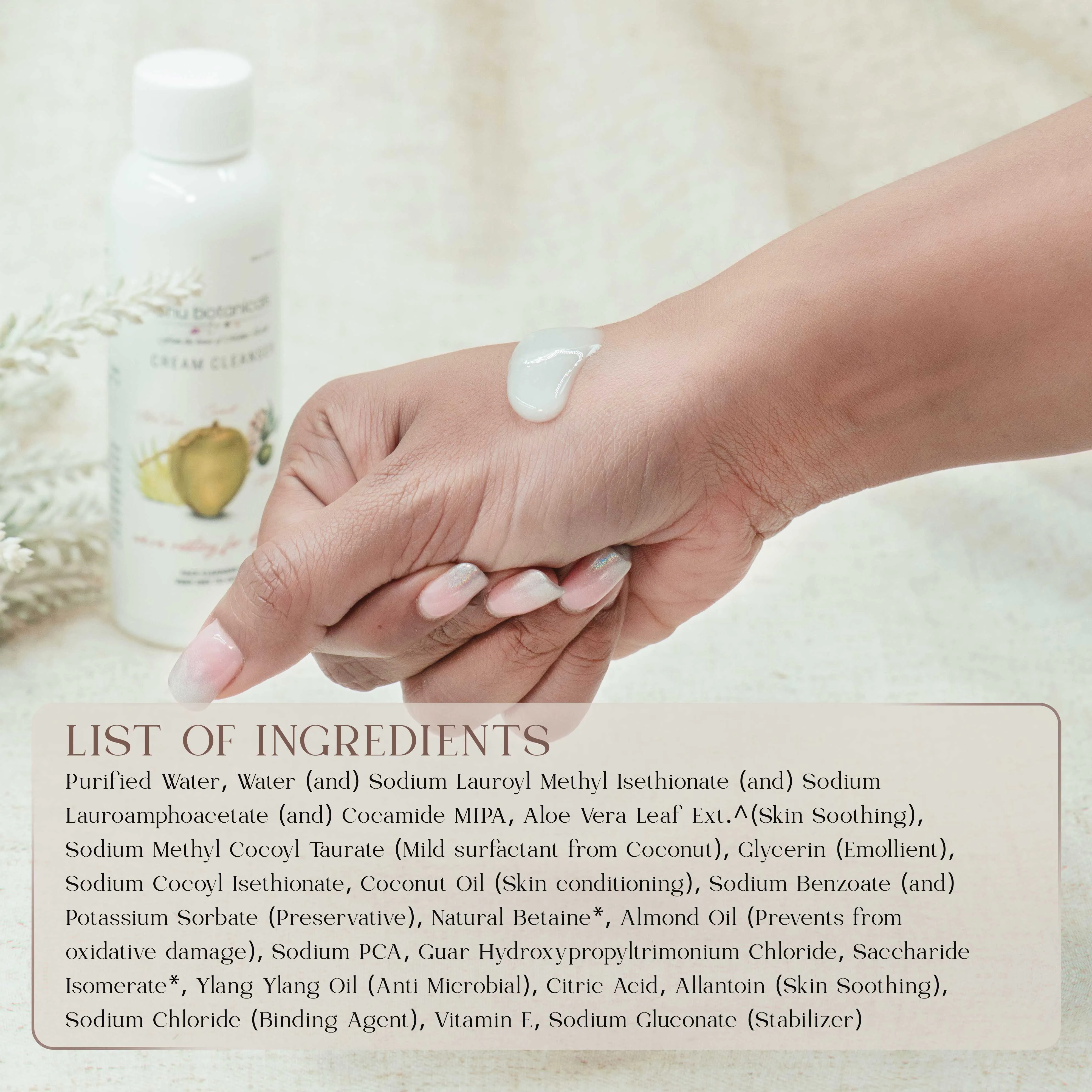 Cream Cleanser- Face Wash for Dry to Very Dry Skin & Sensitive Skin- 100 ml