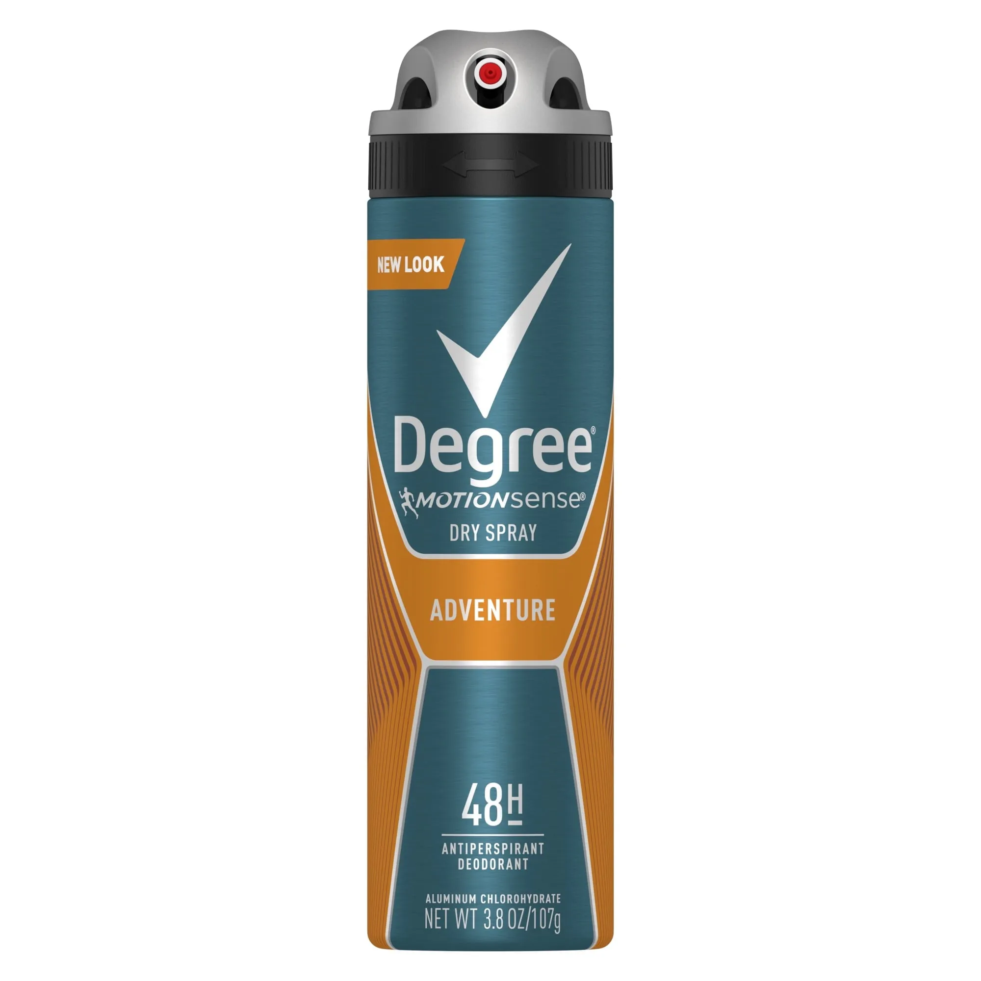 Degree Advanced Long Lasting Men's Antiperspirant Deodorant Dry Spray, Adventure, 3.8 oz
