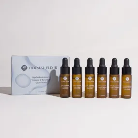 Dermal Elixir Hydra Luminance Vitamin C Serum 15 with Ferulic 5ML X 6 5ml x 6