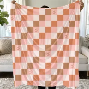 Fall Checkered Blanket with Ring design
