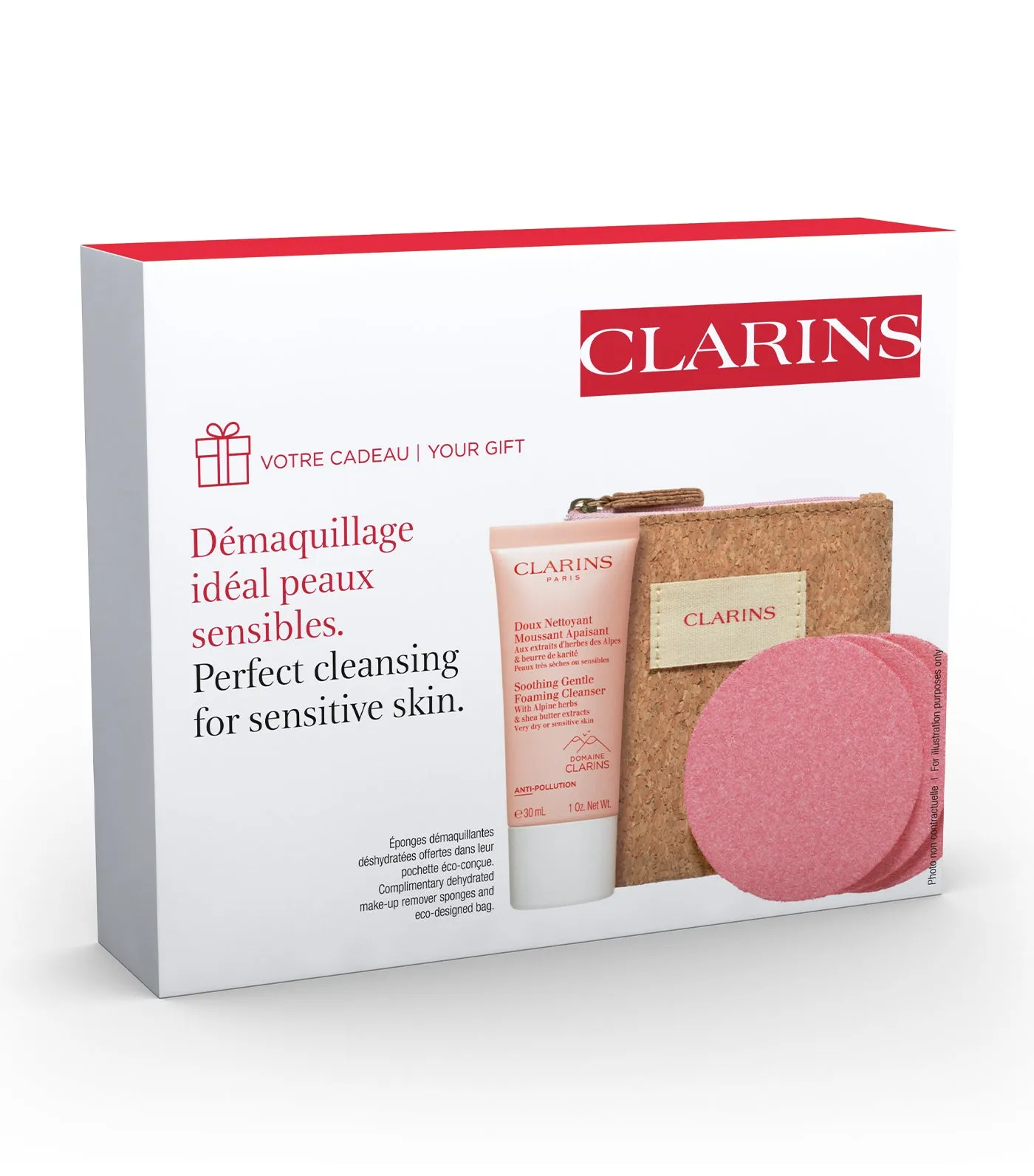 Free Cleansing Sponges with Pouch