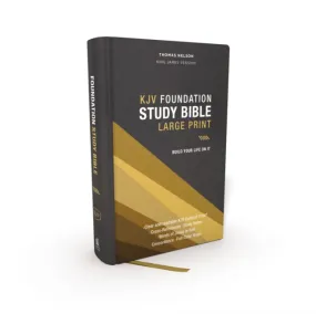 KJV Foundation Study Bible, Large Print, Red Letter