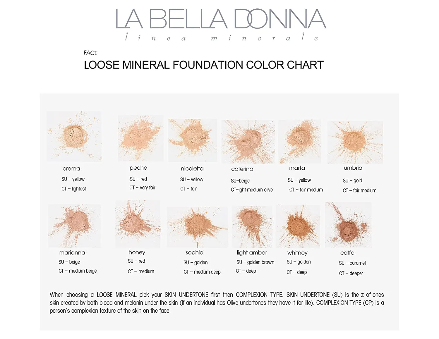 La Bella Donna Loose Mineral Foundation SPF 50 | 10g - Crema