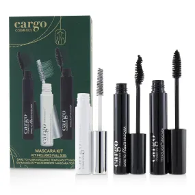 Mascara Kit: 1x Dare To Flair Mascara, 1x Texalash Mascara, 1x Swimmables Waterproof Mascara Topcoat