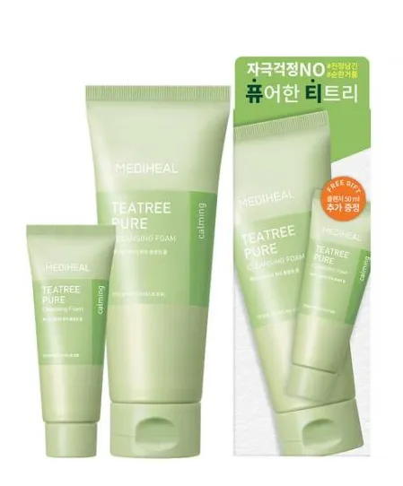 MEDIHEAL Tea Tree Pure Cleansing Foam 170ml 50ml