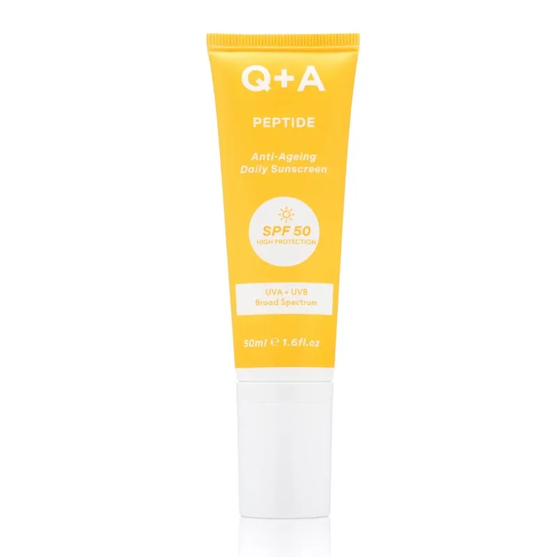 Q A Peptide Anti-Ageing Face Sunscreen SPF 50