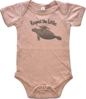 Respect The Littles Onesie Blush