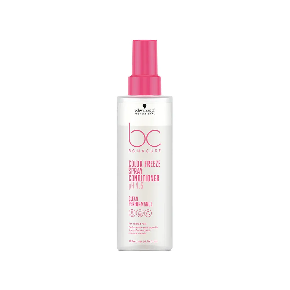 SCHWARZKOPF BONACURE CLEAN PERFORMANCE PH 4.5 COLOR FREEZE SPRAY CONDITIONER  200ML
