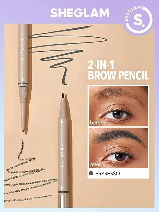 Sheglam Brows On Demand 2-In-1 Brow Pencil  