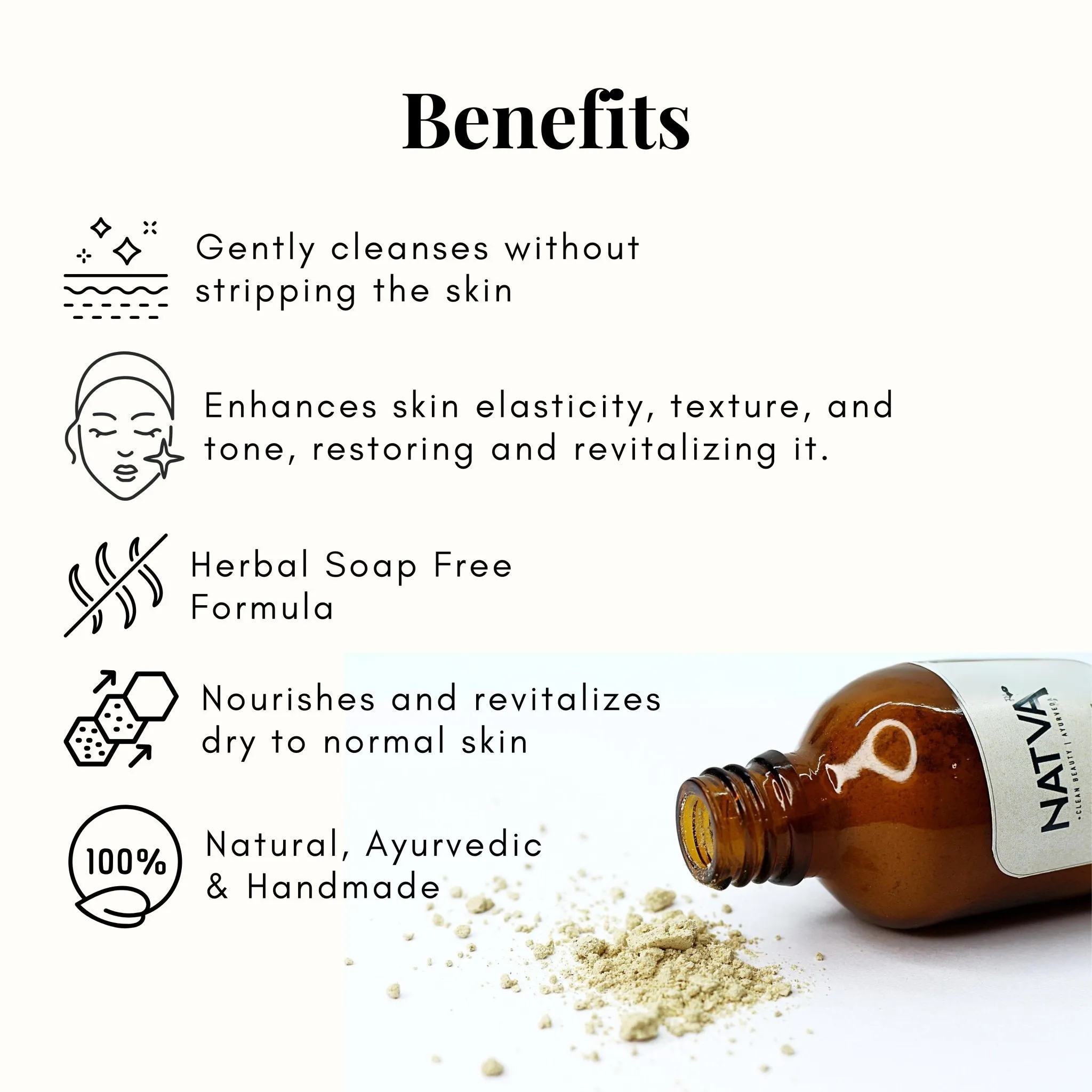 Soap Free Herbal Face Cleanser - Dry to Normal Skin