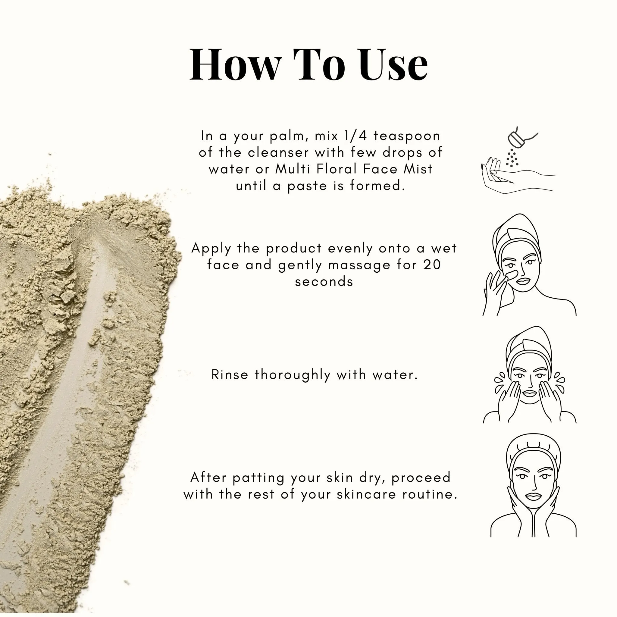 Soap Free Herbal Face Cleanser - Dry to Normal Skin