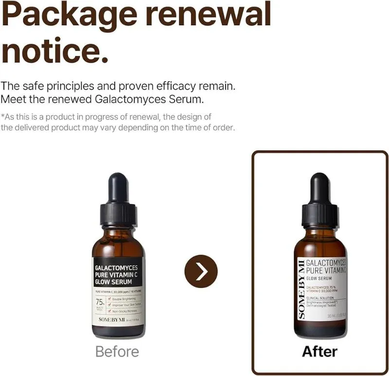 Some By Mi Galactomyces Pure Vitamin C Glow SERUM *new packaging