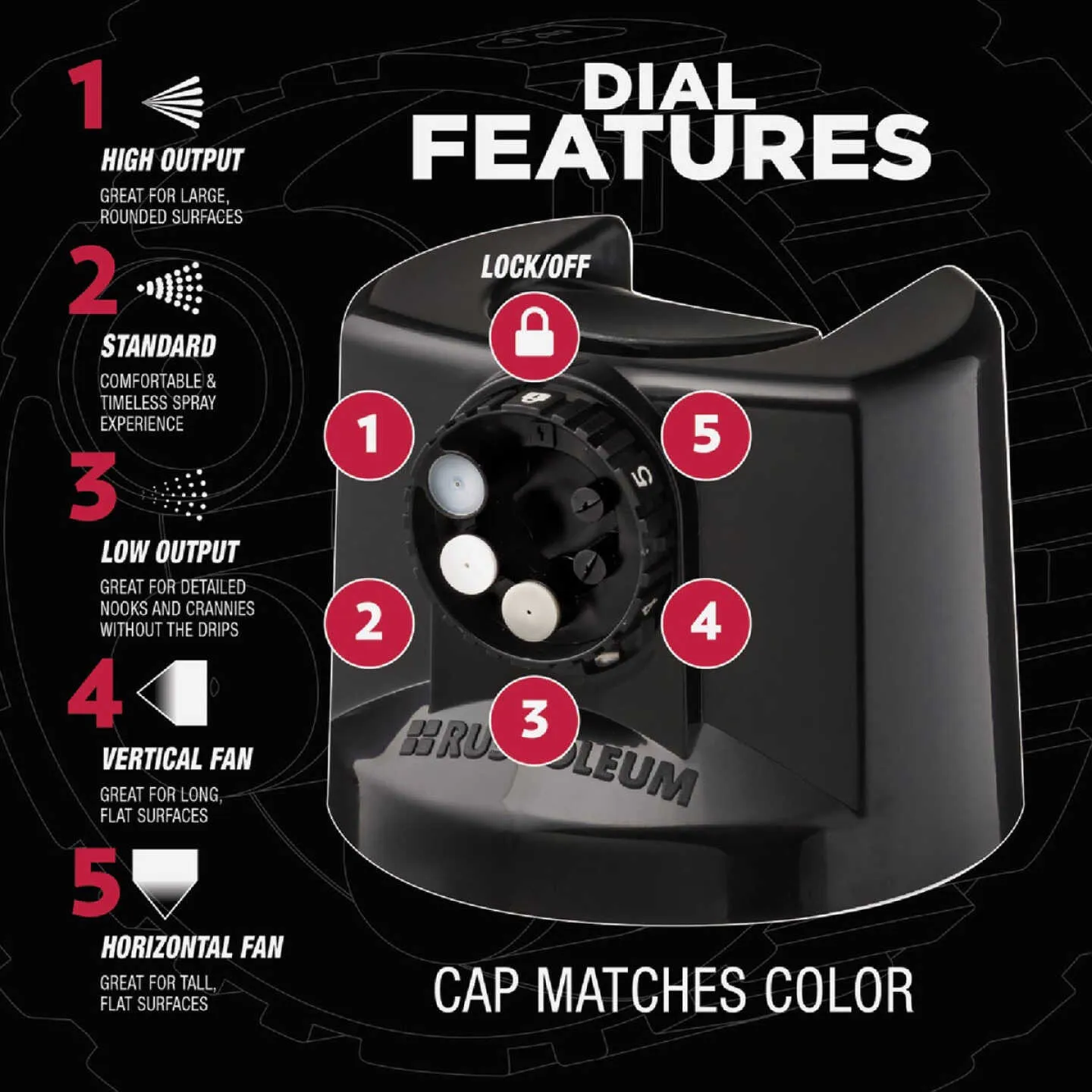 Stops Rust Protective Enamel with Custom 5-in-1 Spray Paint - Black