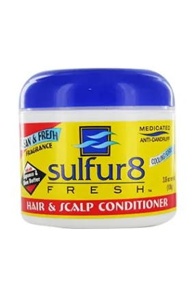 Sulfur8 Fresh Medicated Anti-dandruff Hair & Scalp conditioner (3.8 oz)