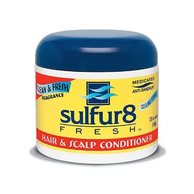 Sulfur8 Fresh Medicated Anti-dandruff Hair & Scalp conditioner (3.8 oz)