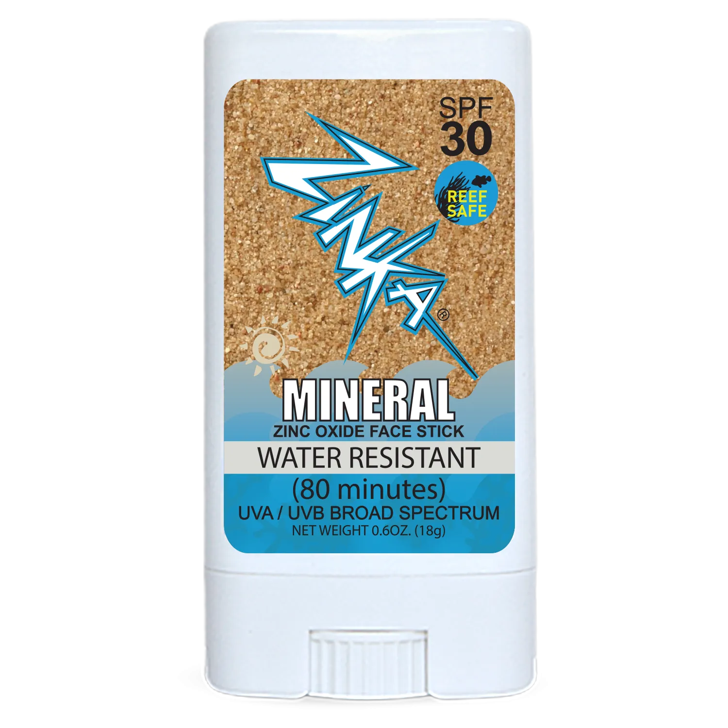 Zinka Reef Safe Sunscreen Face Stick Sunscreen